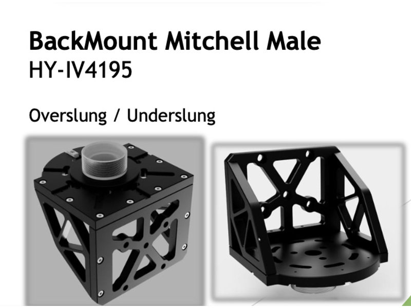 Idea Vision Backmount Mitchell male - HY-IV4195