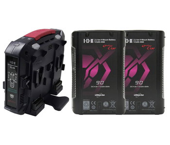 IDX EC-H90/4X2 - CUE-H90 and VL-4X Charger Kit - Lagerverkauf