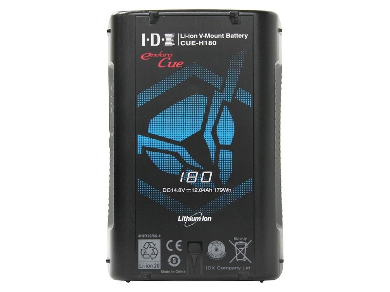 IDX Bundle : 2x IDX CUE-H180 V-Mount battery & 1x IDX VL-2X 2-fach charger -