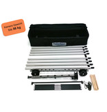 ProCam Motion Dolly kit, load capacity up to 56kg, extendable by 4 meters, rails