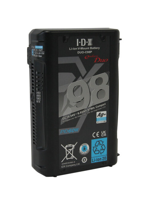 IDX DUO-C98P 97Wh High-Load Li-Ion V-Mount Battery +