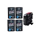 4x DUO-C150P Batteries, 1x VL-4X Charger - ED-CP150/4X +