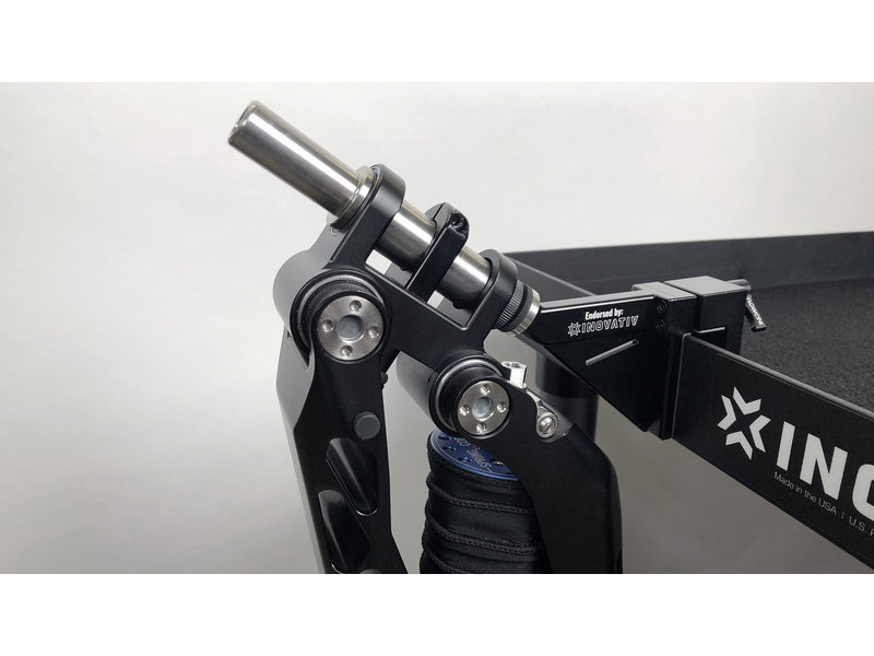 The xPEG is a hook that you mount on your cart, where you can hang your Steadicam arm.