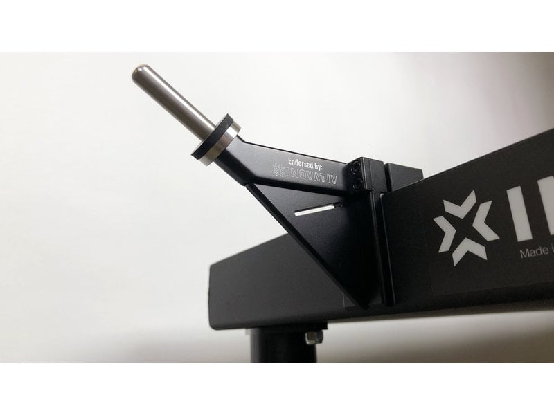 The xPEG is a hook that you mount on your cart, where you can hang your Steadicam arm.