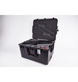 The GLINK Case is a dual layered, custom foamed Peli AIR 1637 travel case