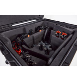 The GLINK Case is a dual layered, custom foamed Peli AIR 1637 travel case