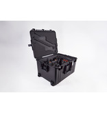 The GLINK Case is a dual layered, custom foamed Peli AIR 1637 travel case