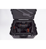 The GLINK Case is a dual layered, custom foamed Peli AIR 1637 travel case