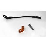 The Serene Bungee grip is a small hook that holds the bungee cord in place.