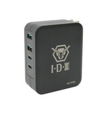 IDX 100 W 2-Kanal USB-C PD Ladegerät zum Aufladen von IDX-Akkus mit einem USB-PD-Anschluss