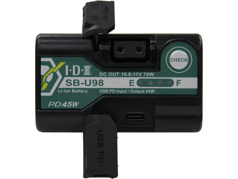 IDX 96 Wh und USB-PD Anschluss / Lithium-Ionen BP-U Akku - SB-U98/PD