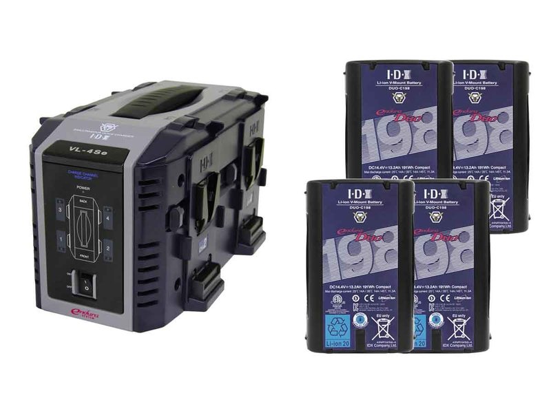 IDX 191Wh High-Load Battery with D-Tap Advanced, standard D-Tap and USB Port