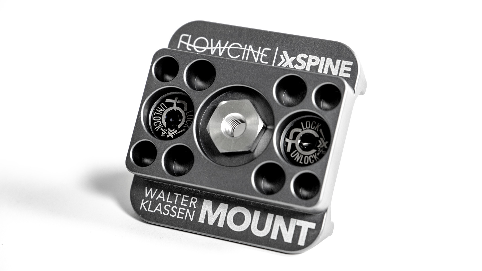 xSPINE Walter Klassen mount /  Neue Produkte von Flowcine