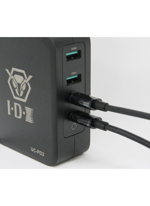 IDX UC-PD2 Pocket Travel 4-Port Fast Charger & Power Supply - UC-PD2