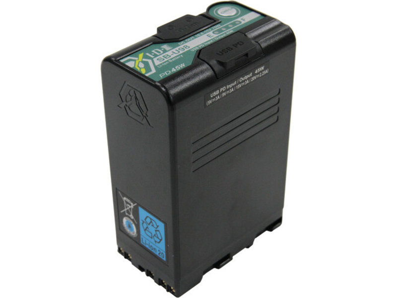 IDX 2 x SB-U98/PD Batteries with 1 x UC-PD2 (two channel charger) - SB2/PD +