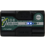 IDX 2 x SB-U98/PD Batteries with 1 x UC-PD2 (two channel charger) - SB2/PD +