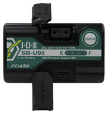 IDX 2 x SB-U98/PD Batteries with 1 x UC-PD2 (two channel charger) - SB2/PD +