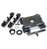 Dana Dolly Portable Dolly System w/ Universal Track Ends - 75mm & 100mm Bowl Adapters