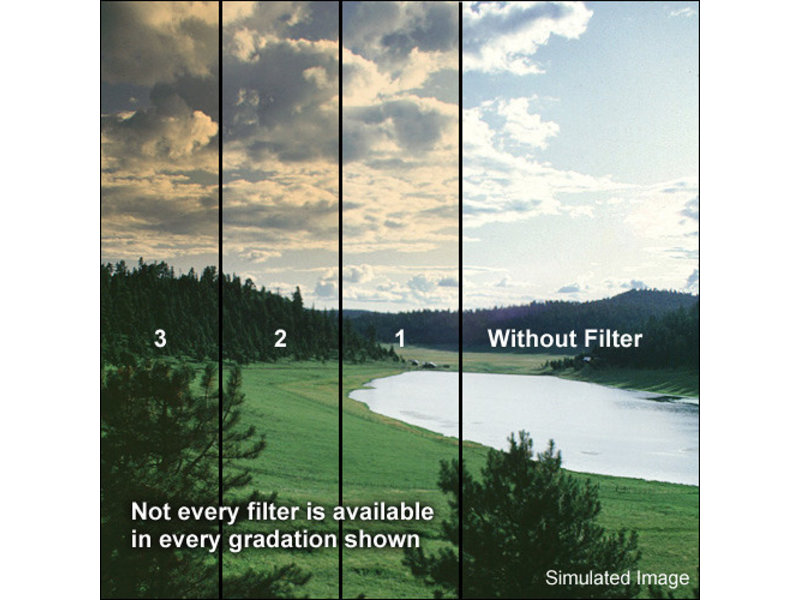 2 Density Color Graduated Filter, Tobacco Coloring in Select Areas ...