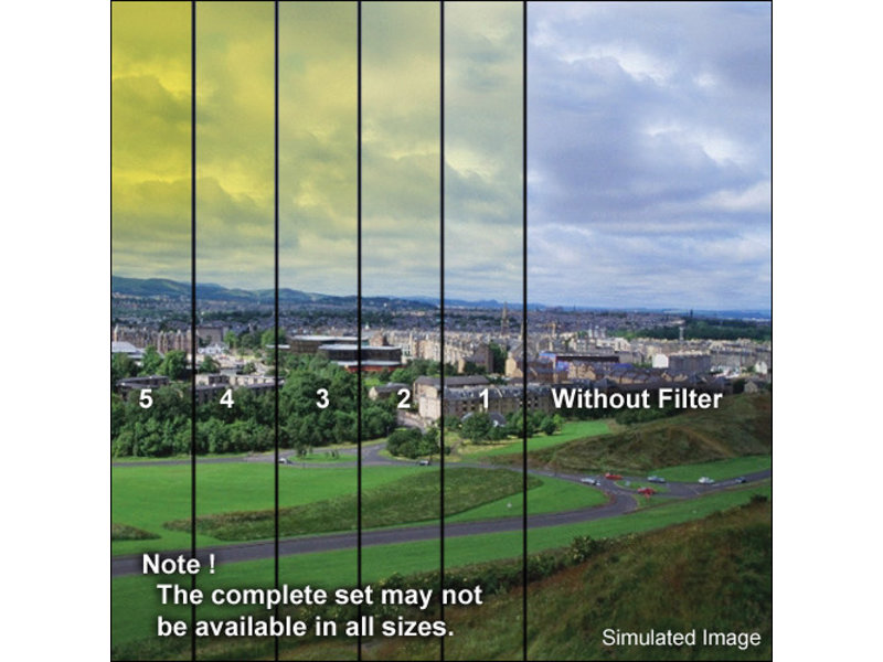 2 Density Color Graduated Filter, Yellow Coloring in Select Areas ...