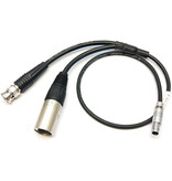 Fisher4 to XLR4-M & BNC - Split Cable for Starlite