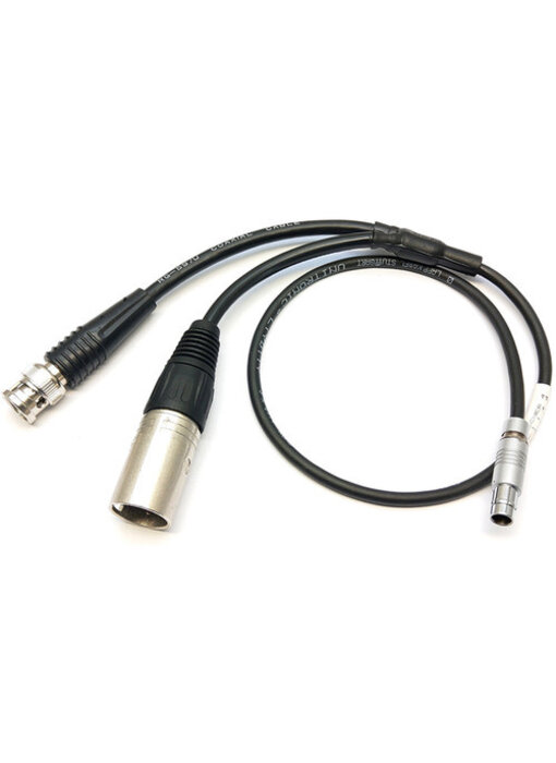 Fisher4 to XLR4-M & BNC - Split Cable for Starlite - 906TS0025 +