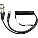 Fisher4 right angle to XLR4-M & BNC - Split Cable for Starlite - 906TS0101 +