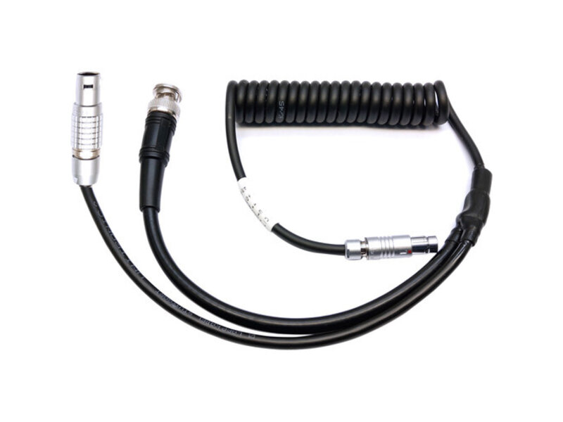 Fisher4 to Lemo2 & BNC - Split Cable for Starlite on Panavision