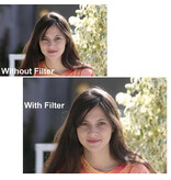 Tiffen Filter Soft Focus (Grade 1),  82 mm Rear Filter Thread, Filter Thickness 0.26" / 6.73 mm ...