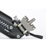 Steadicam powered by titanium springs, arm carries any load from 12 to 50 pounds (5.4 to 23 kg)