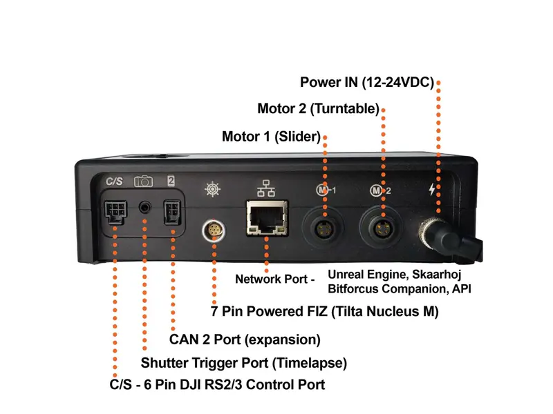 eMotimo Conductor SA2.6 Motion Controller, RSI + 6Pin RSI Cable (DJI RS2/RS3 integration dongle and cable) ...