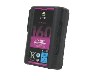 IDX HV-160B - 154Wh/28V B-Mount battery with USB-PD, USB-A & D-Tap