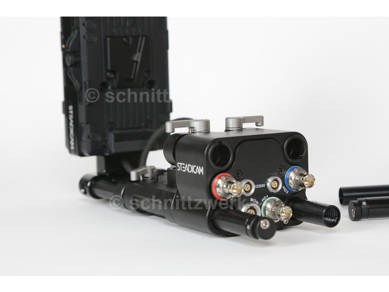 Steadicam with integral monitor bracket with Universal Mon Mount