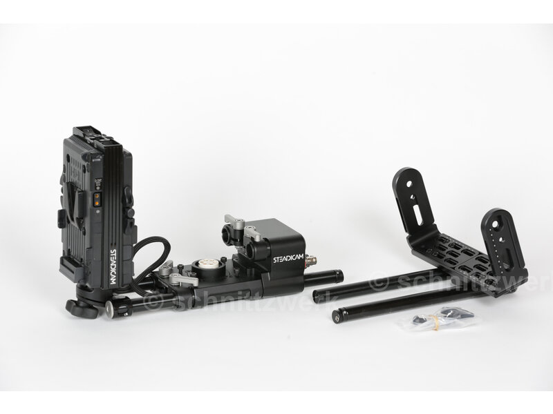 Steadicam with integral monitor bracket with Universal Mon Mount