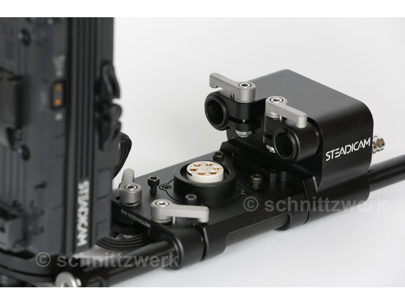 Steadicam with integral monitor bracket with Universal Mon Mount