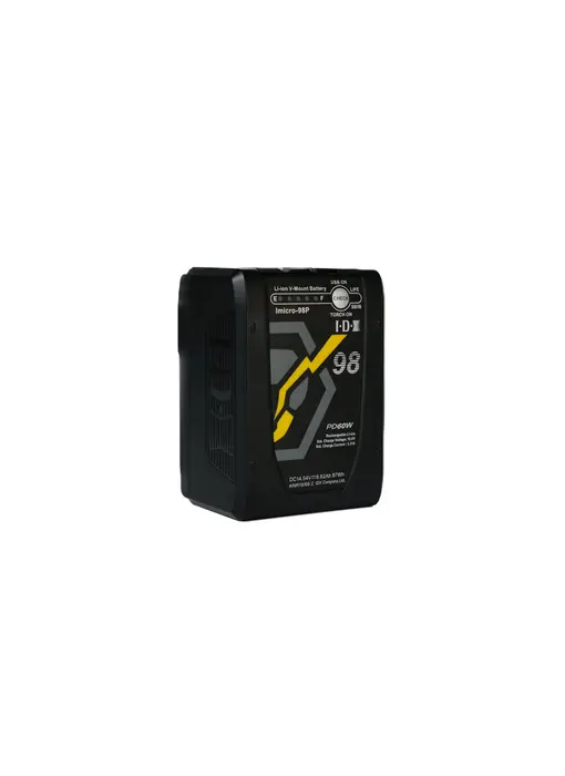 IDX Imicro-98P micro V-Mount Lithium-Battery with 97 Wh & USB-C PD Connection