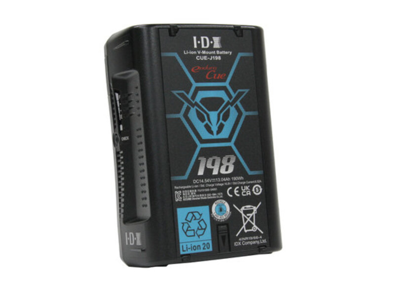 IDX V-Mount lithium-ion battery with 190 Wh, 13.9 Ah, 16.8V ...