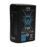 IDX V-Mount lithium-ion battery with 190 Wh, 13.9 Ah, 16.8V ...