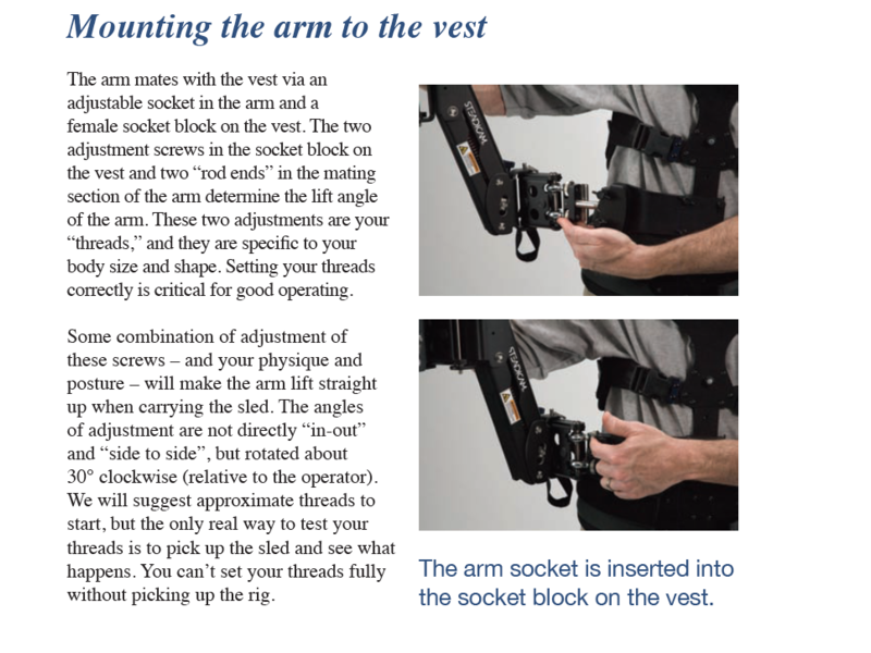 Steadicam A-30 ARM Frictionless, silky smooth Iso-Elastic A-30 Stabiliser Arm