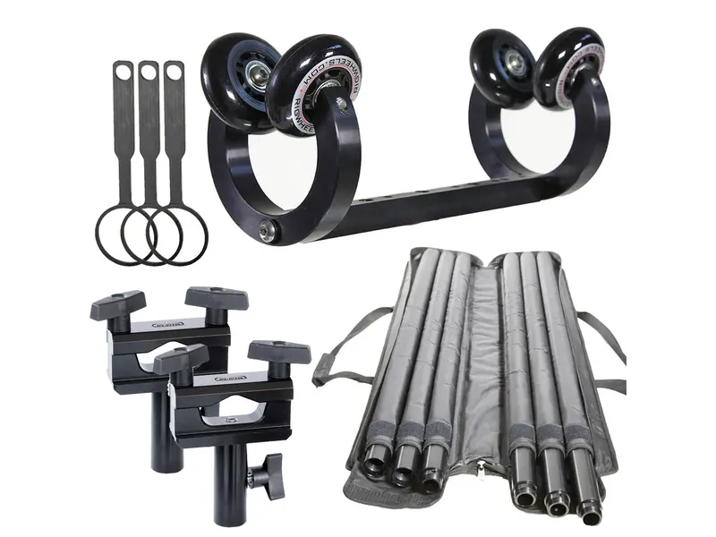 Rigwheels Monorail Overhead Gimbal Slider Complete Kit - 20 feet