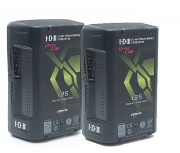 IDX CUE-H135 (2 Stück) Lithium-Ionen V-Mount Akku - Special