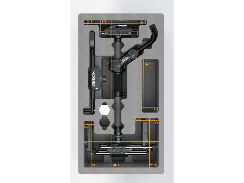 Steadicam Axis Volt Sled (only) AXIS-VLSLED with Axis Volt Case