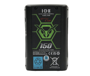 IDX V-Mount Lithium-Ionen Akku mit 143 Wh, 13.9 Ah, 16.8 V - CUE-J150