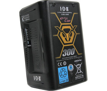 IDX CUE-J300 High-Load V-Mount Battery (286Wh) - CUE-J300