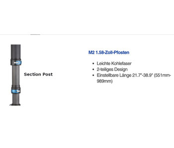 Steadicam 2-Section 1.58" Post for M-Series Camera Stabilizer (21.7 to 38.9")