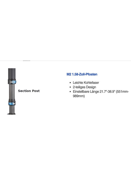 Steadicam 2-Section 1.58" Post for M-Series Camera Stabilizer (21.7 to 38.9")