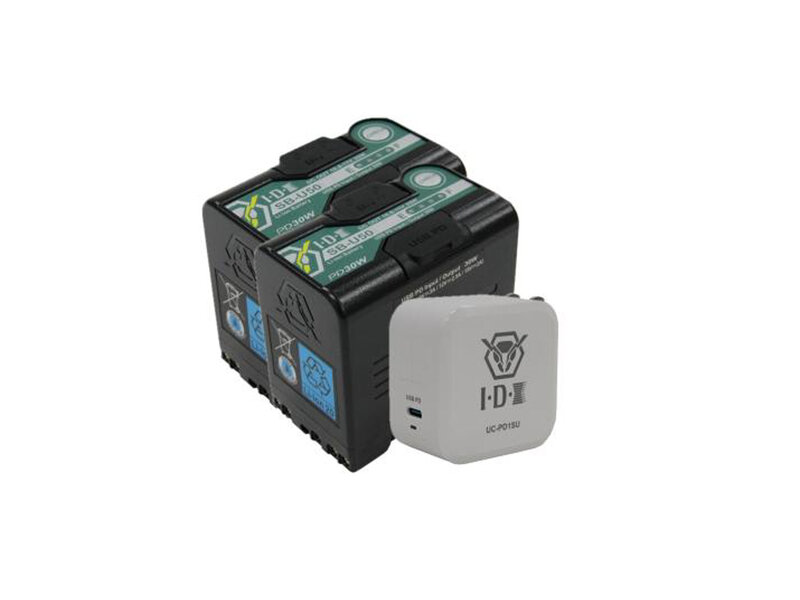 IDX 2x SB-U50-PD Akku + 1x UC-PD1SU Charger FREE