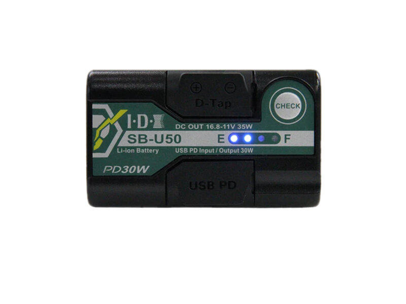 IDX 2x SB-U50-PD Akku + 1x UC-PD1SU Charger FREE