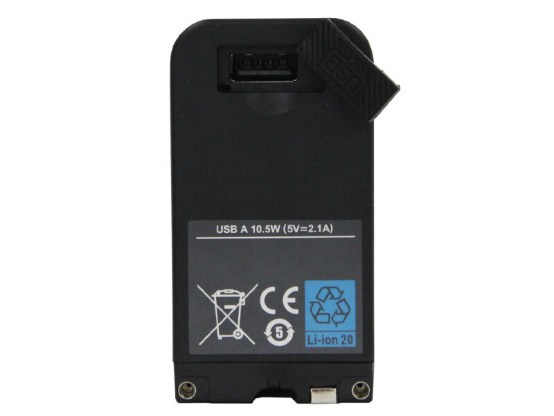 IDX Lithium-ion battery with 72 Wh, 9.9 Ah, 7.2 V, USB-A and USB-C PD connection ...