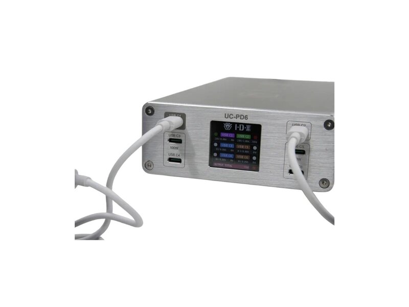 IDX 6-fold USB-C PD charger with 440 W total power